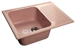 Granfest Мойка кухонная Standart GF-S645L Розовый – фотография-1